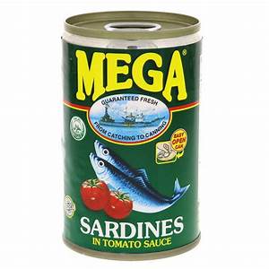 Mega Sardines In Tomato Sauce 155g 